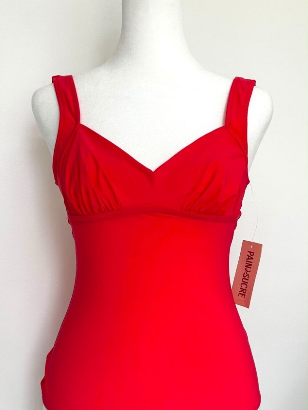 Pain de Sucre Red One Piece Swimsuit | FR40/US8 | NWT